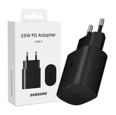Samsung 25 watt , 2 pin original charger. Fast charger .