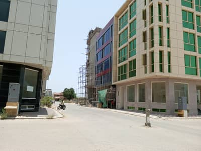 825 Sq. feet Ground floor & 825 Sq. feet Basement in Almurtaza Commercial Area, Phase 8, DHA Karachi.