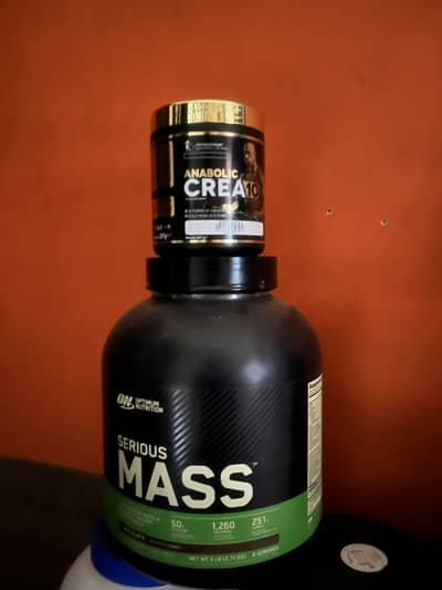 Serious mass and jacked nutrition creatine