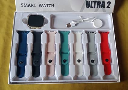 Smart watch ultra 2 7in1 straps latest version.
