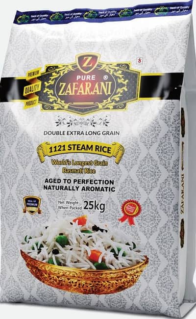 Pure zafrani steam rice