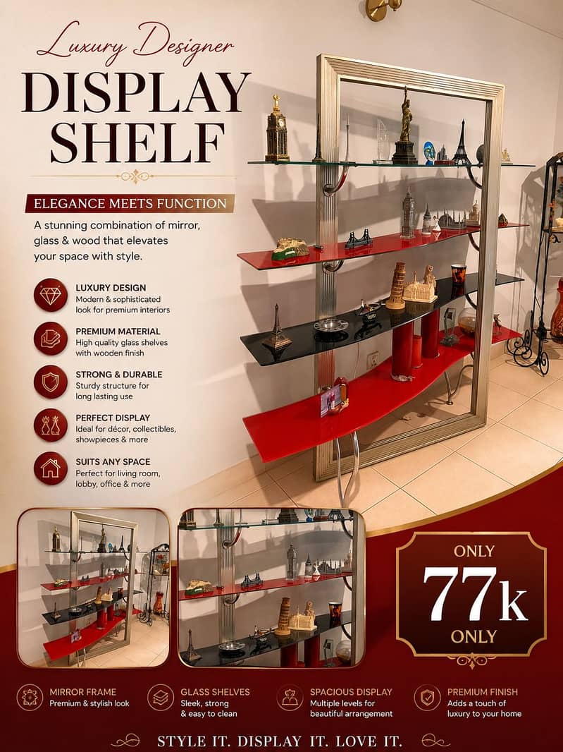 Display shelf (side unit) 0