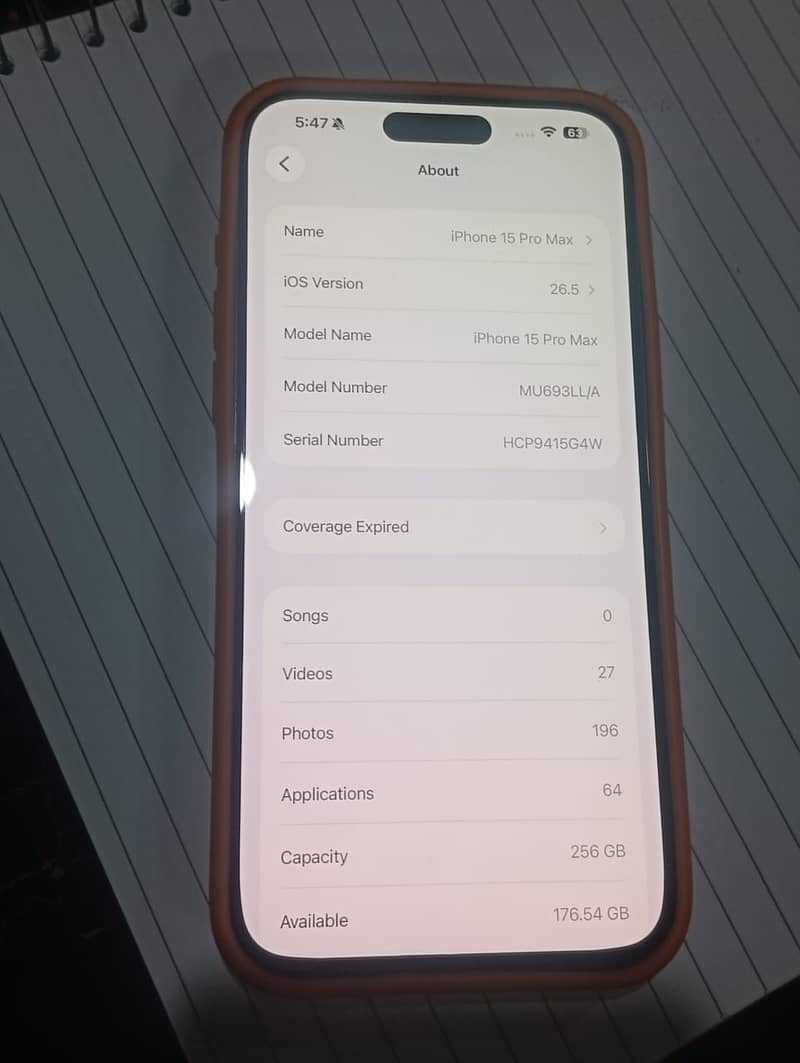Apple iPhone 15 Pro Max 256GB – Black Titanium 2