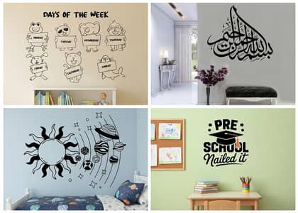 Custom Vinyl Wall Stickers | Wall Decals | Name & Logo Stickers