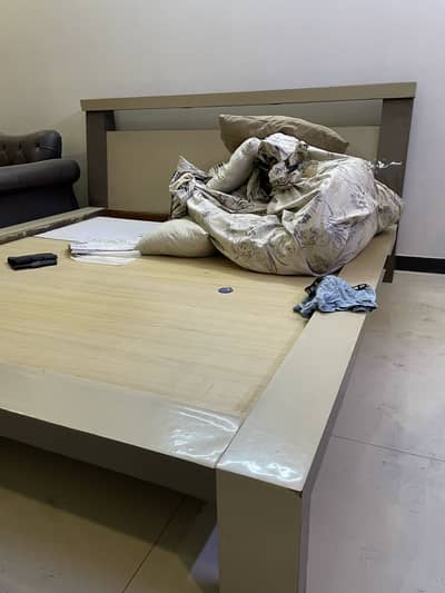 Wooden bed