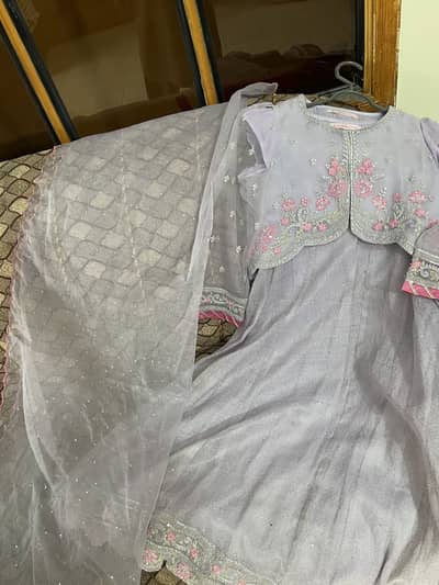 Pink Petals Original 3 Piece Tissue Net Formal Suit