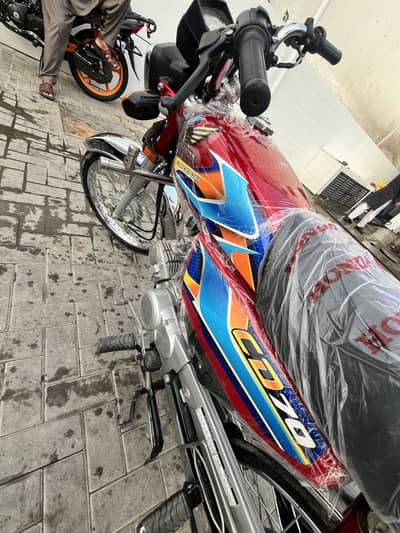 HondaCD 70 2025/26 Model 10 by 10 new Condition