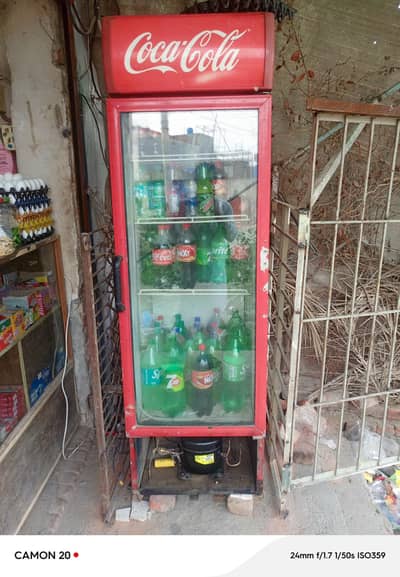 coca cola chiller refgrater