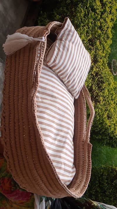 crochet carrycot for baby