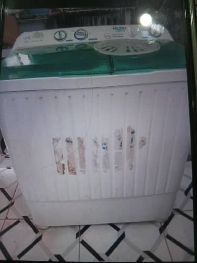 Haier washing machine with dryer