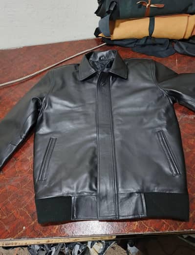 Genuine Leather Fashion Jacke