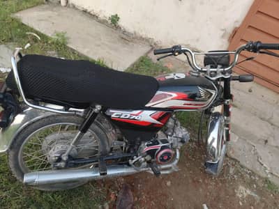 Brand new Honda Cd 70 total genuine zero work need