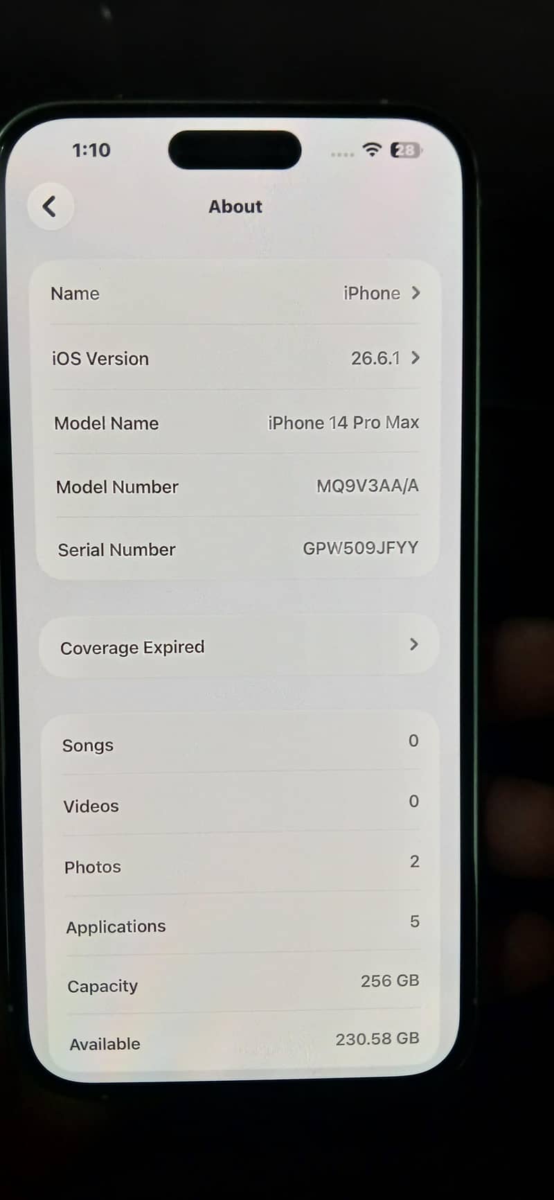Apple iPhone 14 Pro Max 256gb 4