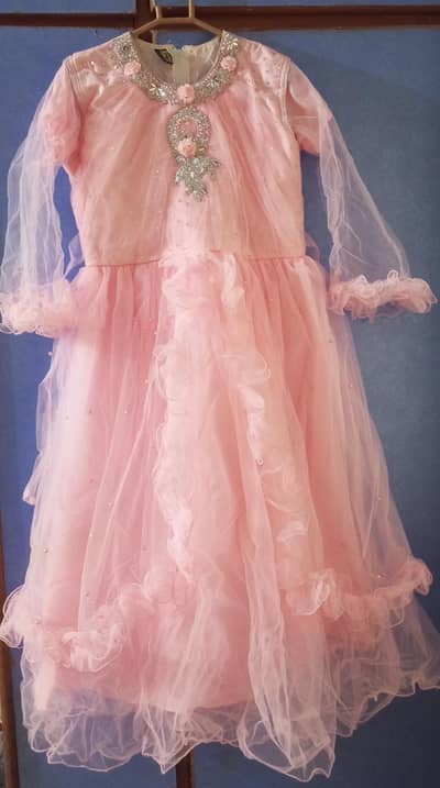 12 years girl Net Frocks
