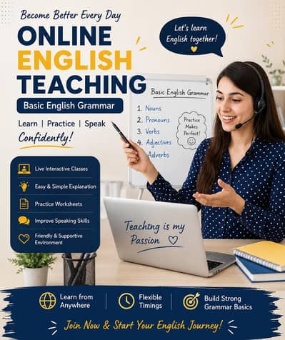 Online English Teacher – Learn English Grammar Easily