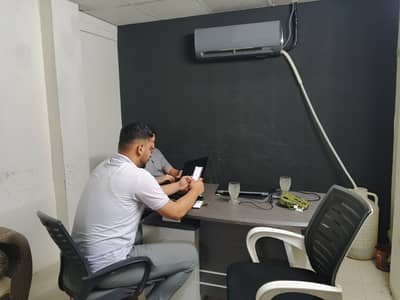 Semi furnished office available for rent