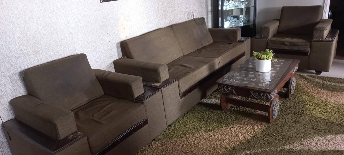 5 seater used sof .  . 0
