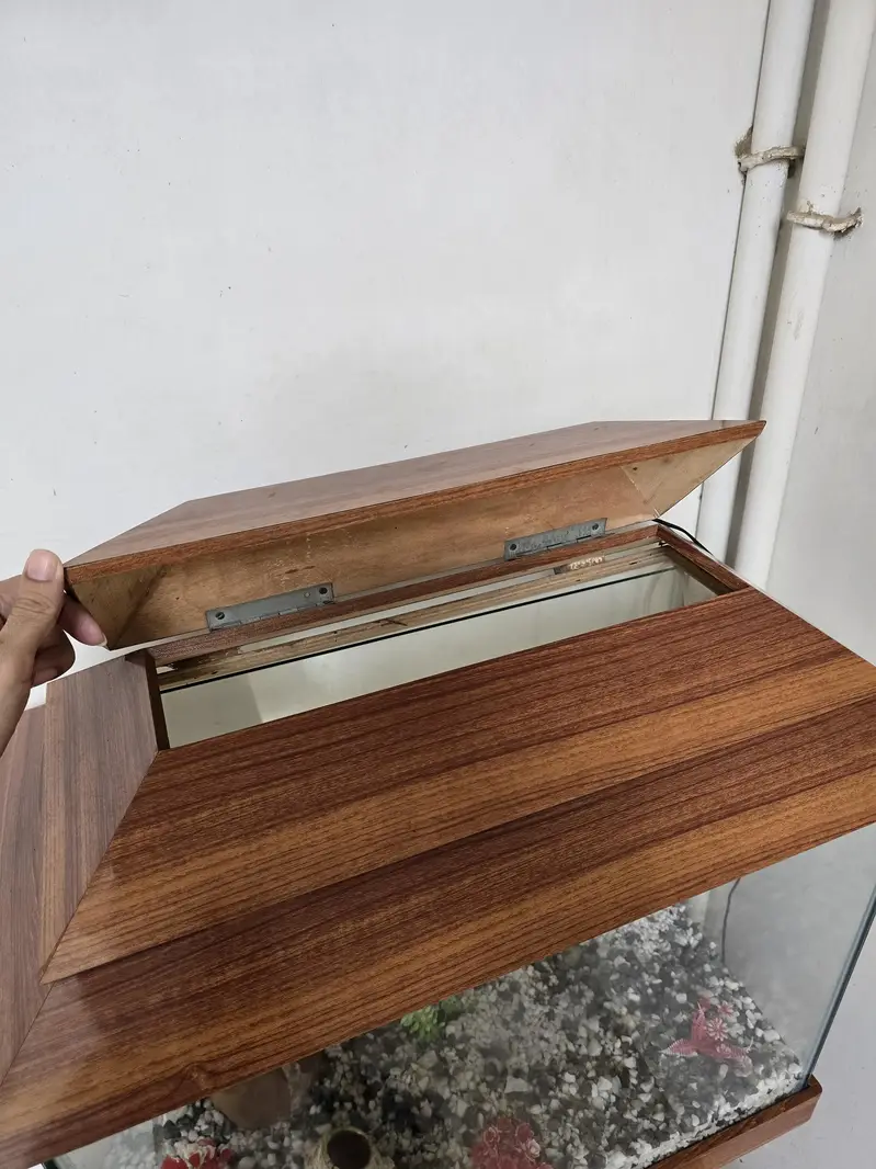 Aquarium with Wooden Stand – Complete Setup — photo 7