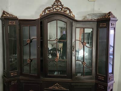 Wooden showcase