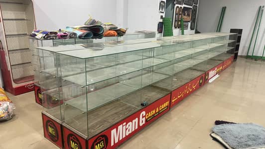 10 Glass Display Counters / Shop Counters for Sale
