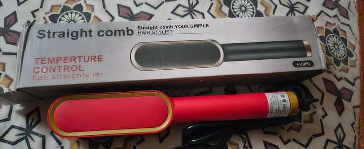 Hair Straightener Brush Curling Comb 2 In1 Brand New Bought from Dubai