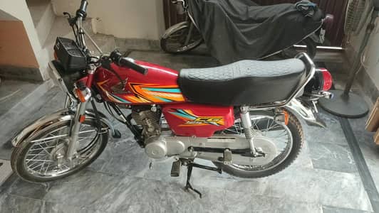 Honda 125 red color brand new condition urgent sale