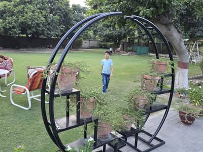 planter stands rod iron