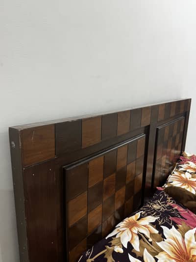 Walnut Wooden bed