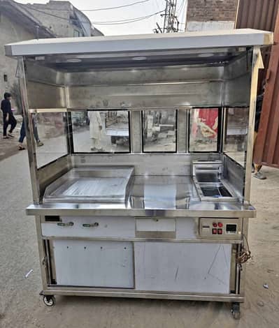Sharwama Counter with hot plate Fryer Pizza Oven dough mixer Slush usd