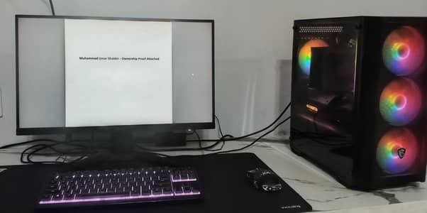 Budget Gaming Pc Ryzen 5 7600x /32gb of ddr5 6000mhz cl30 rgb Rams