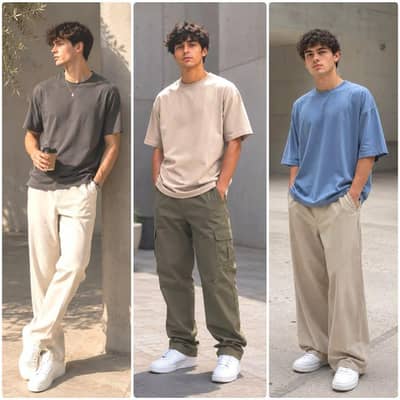 Wholesale Premium Cotton Drop Shoulder T-shirts