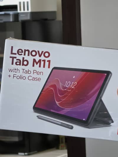 Lenovo Tab M11 with Tab Pen Folio Case (model number TB330XU, ZAER000