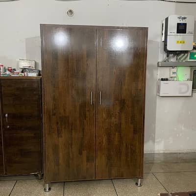 New Wooden Closet / Almari with Hanging Area & Bottom Drawers