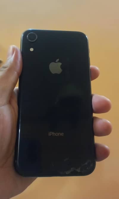 Apple iPhone XR 128GB non pta factory unlocked all ok only back crack