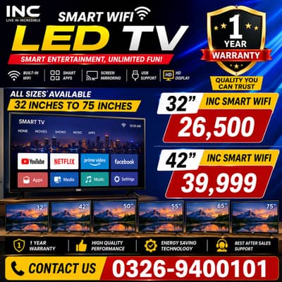 Smart WiFi LED TVs at Amazing Prices | 32” & 42”