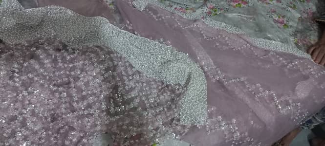 Lilac color Fancy Wedding guests dress for sale