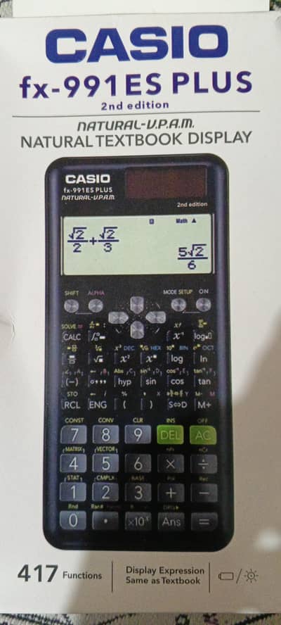 Casio fx-991ES PLUS 2nd Edition – Brand New Scientific Calculator
