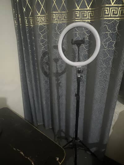 26 cm ring light 7 feet tripod stand metal mobile holder three shades