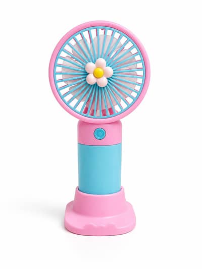 Mini Handheld Fan Portable Rechargeable USB Fan with Stand
