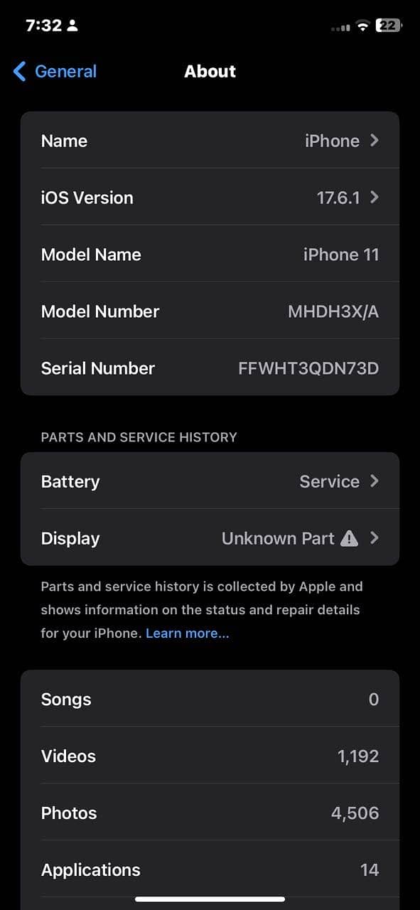 Apple iPhone 11 8