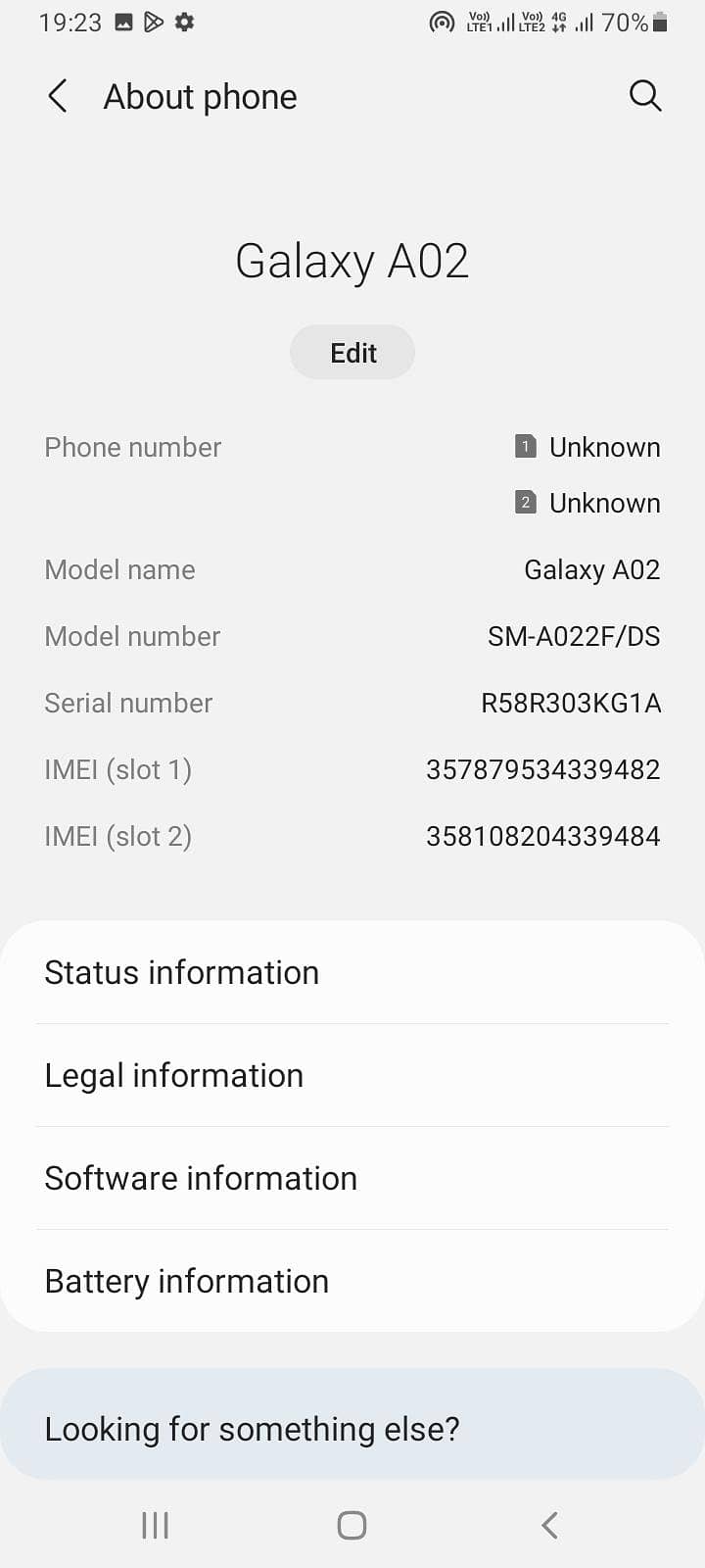 Samsung Mobile A02 6