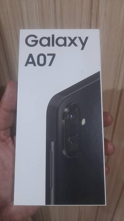 Samsung Mobile A07 Black