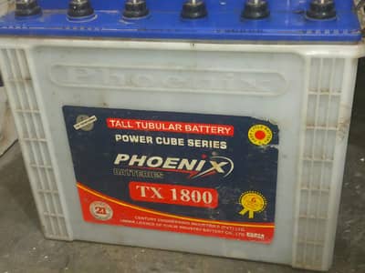 Total 4 Batteries Phoenix TX1800 185AH Tall Tabular battery