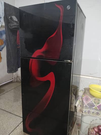 Pel Red Blaze Glass Door