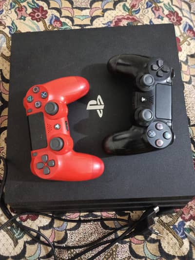 ps4 pro with two controller from Europe