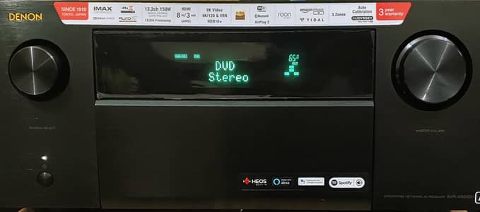 Denon AVR-X8500HA, 13.2 Channel FLAGSHIP 8K Dolby Atmos Amplifier