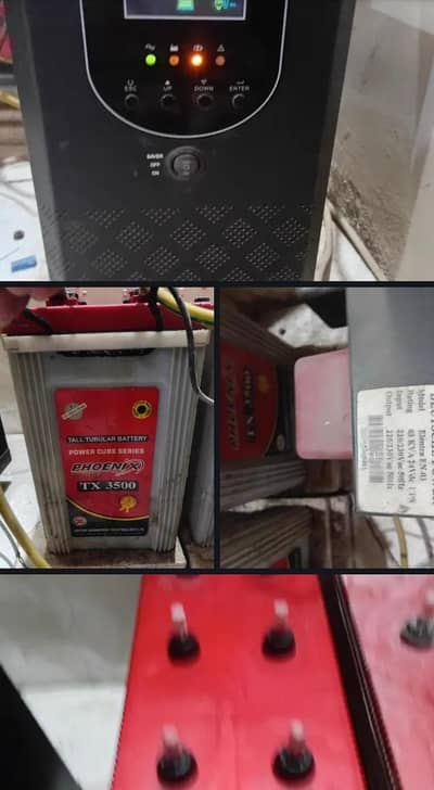 ups 3kv with bettry 3500 volt 2 pice