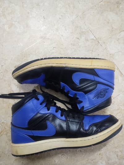 Nike Air Jordan 1 Mid Royal Black Blue