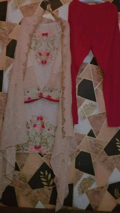 Elegant 3-Piece Embroidered Suit | Kameez, Shalwar & Dupatta