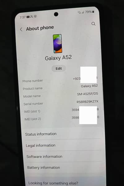 Samsung Mobile A52